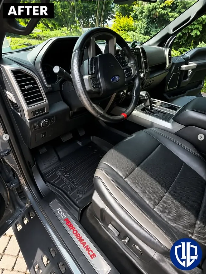 Ford Raptor front cabin restoration after LugoLux detailing