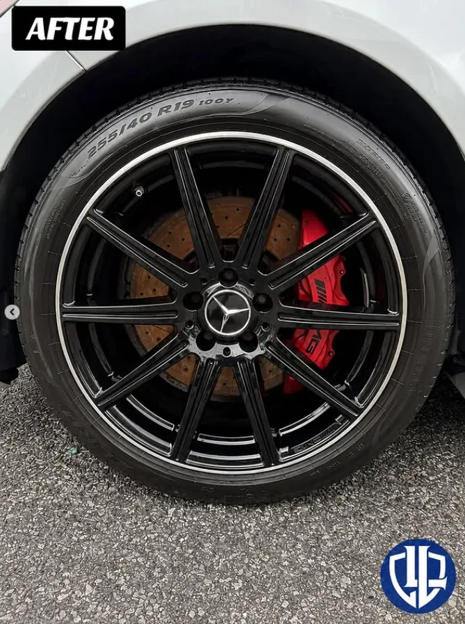 Mercedes wheel after LugoLux detailing